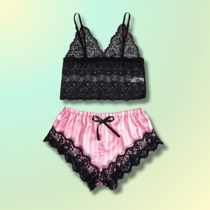 Sexy Lace Pajamas Set