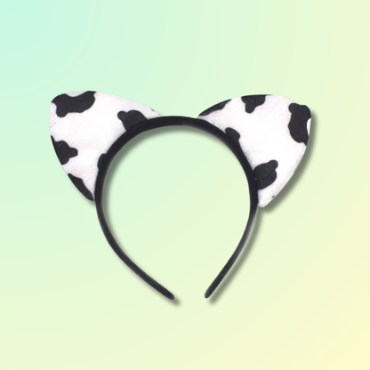 Serre Tête Oreilles de Chat Imprimé