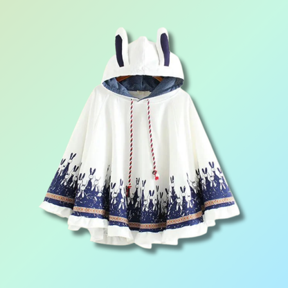 Bunny Ears Hooded Cloak