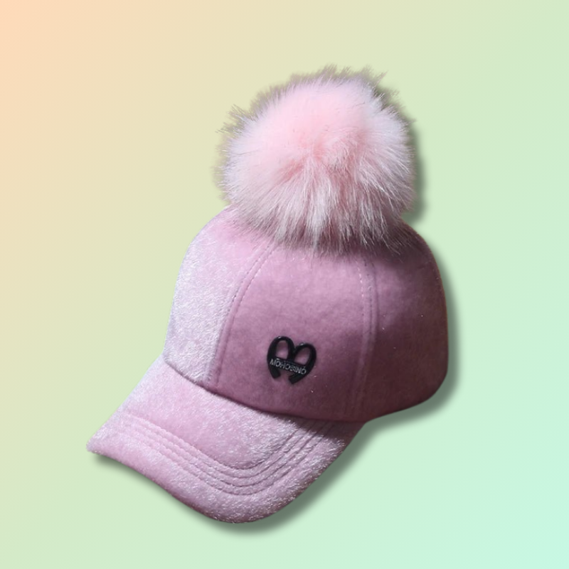Casquette Kawaii à Pompom
