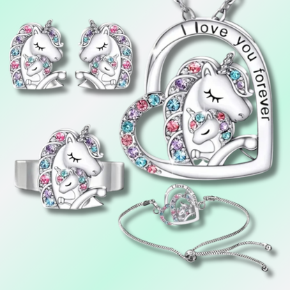Parure de Bijoux Licorne