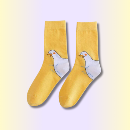 Chaussette Kawaii Canard