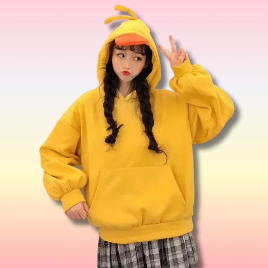 Kawaii Duck Hoodie