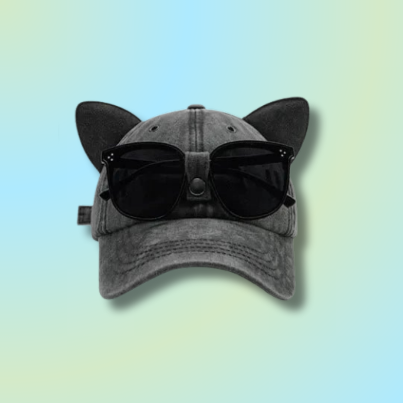 Casquette Vintage Oreilles de Chat Kawaii