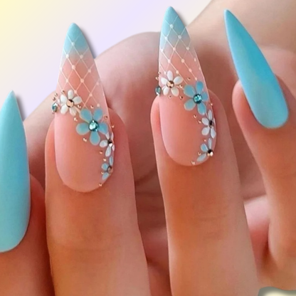 Faux Ongles Kawaii 24 Pièces