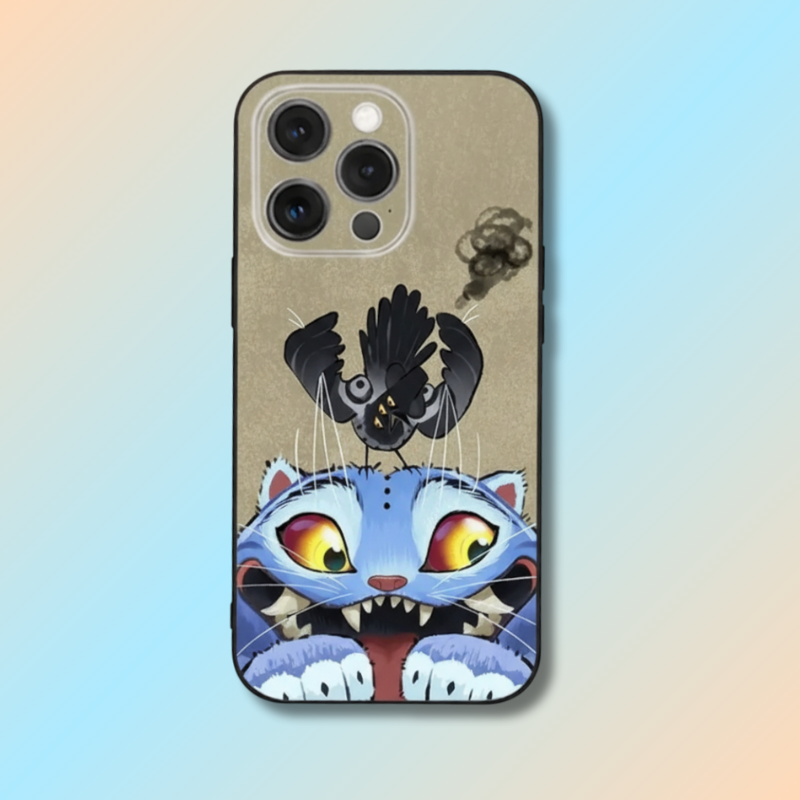 Housse pour iPhone Derpy Tiger Demon Hunters