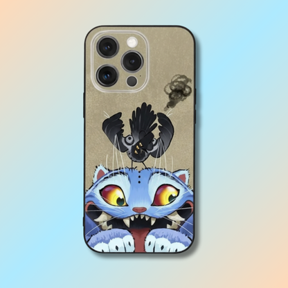 Housse pour iPhone Derpy Tiger Demon Hunters