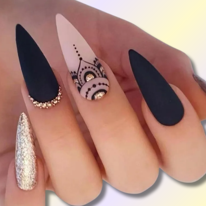 Faux Ongles Kawaii 24 Pièces