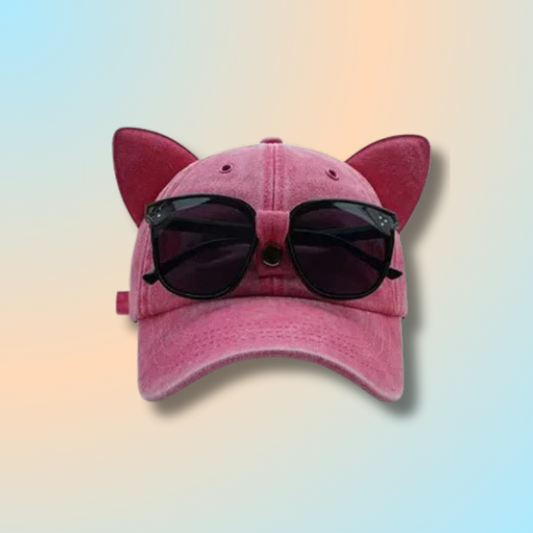 Casquette Vintage Oreilles de Chat Kawaii