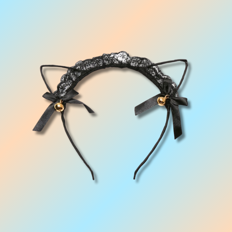 Serre Tête Oreille de Chat Dentelle