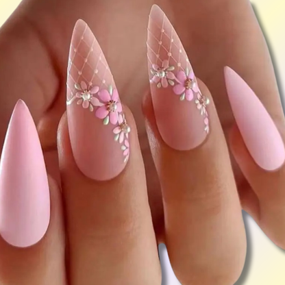 Faux Ongles Kawaii 24 Pièces