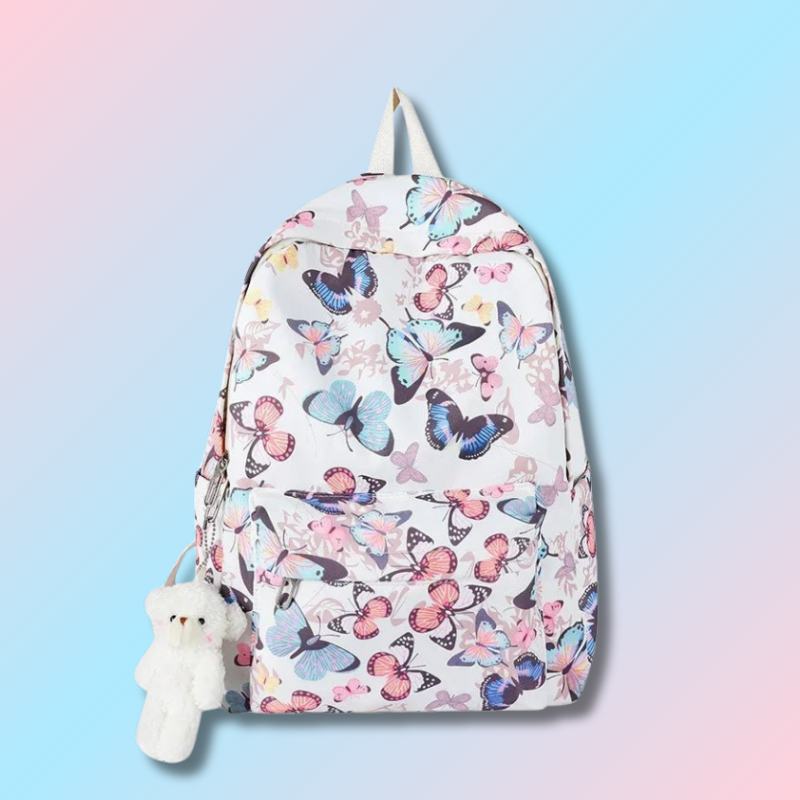 Cartable Papillon Kawaii