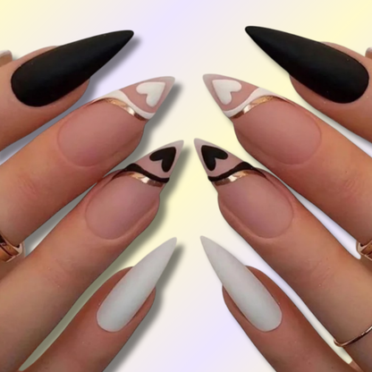 Faux Ongles Kawaii 24 Pièces