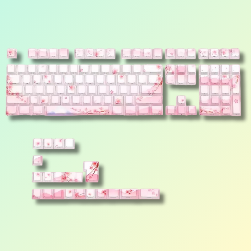 Touches de Clavier Mécanique Kawaii Sakura