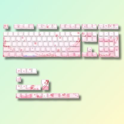 Touches de Clavier Mécanique Kawaii Sakura