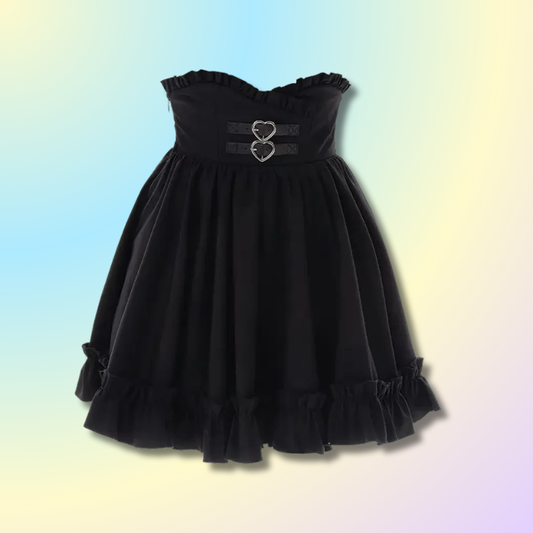 Mini Jupe Noir Harajuku