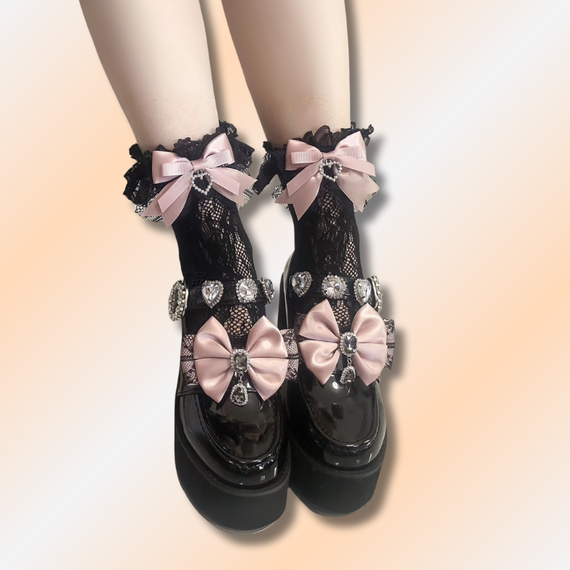 Chaussettes Lolita en Dentelle Kawaii