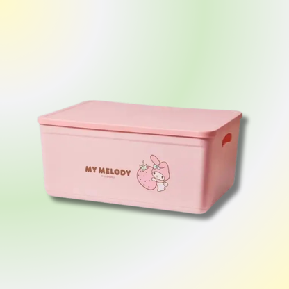 Kawaii Desktop Storage Box with Lid