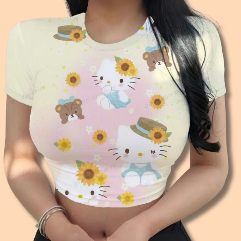 Hello Kitty Crop Top