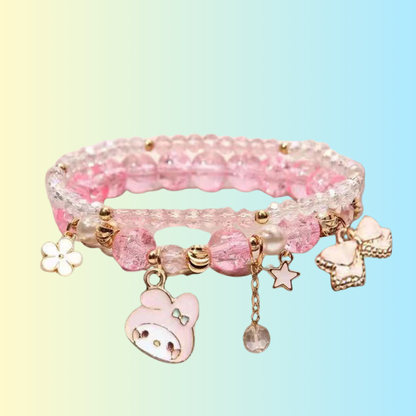 Bracelet Sanrio en Perles Kawaii