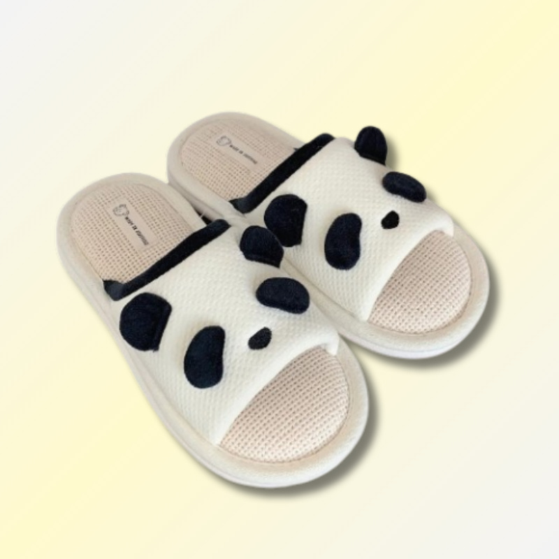 Pantoufles Panda Kawaii
