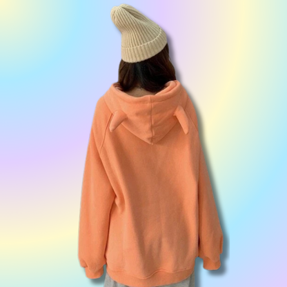 Sweat à capuche Kawaii Corne du Diable
