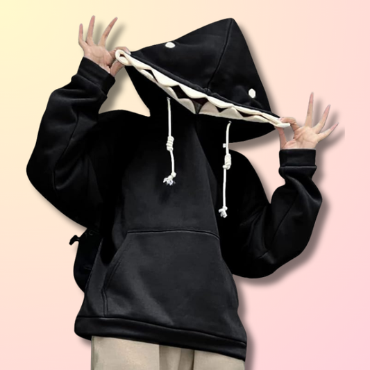 Sweat à Capuche Requin Kawaii