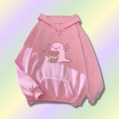 Sweat à Capuche Kawaii Boba Milk Tea