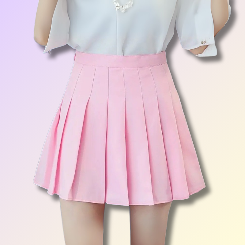 Kawaii Jupe Plissée à Carreaux