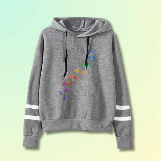 Sweat Kawaii pattes de chat