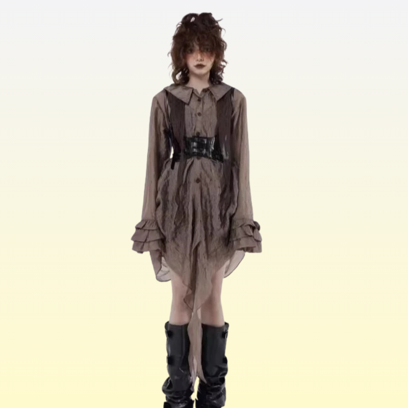 Robe Chemise Irrégulière