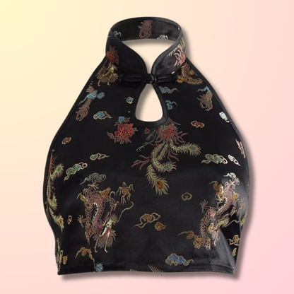 Chinese Style Crop Top