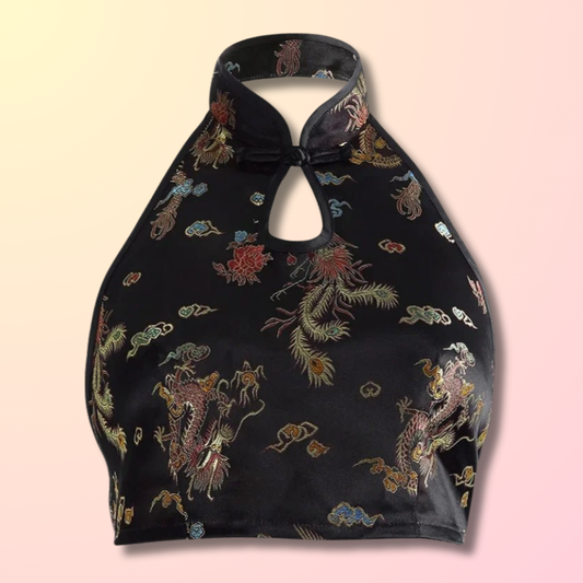 Chinese Style Crop Top