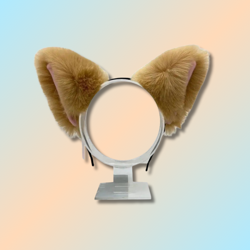 Serre Tête Oreilles de Chat Fausse Fourrure