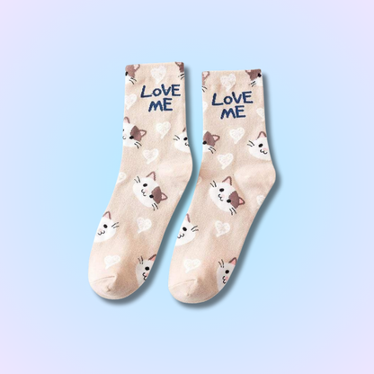 Chaussette Kawaii Love Me