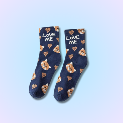 Chaussette Kawaii Love Me