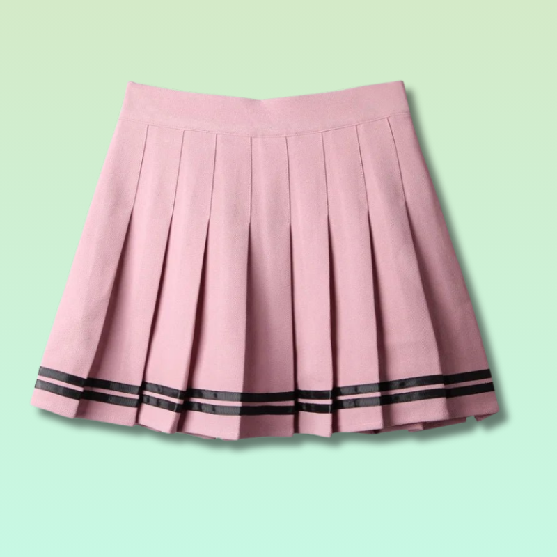 Kawaii Pleated Mini Skirt