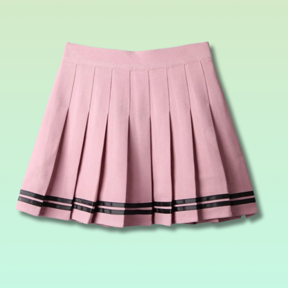 Kawaii Pleated Mini Skirt