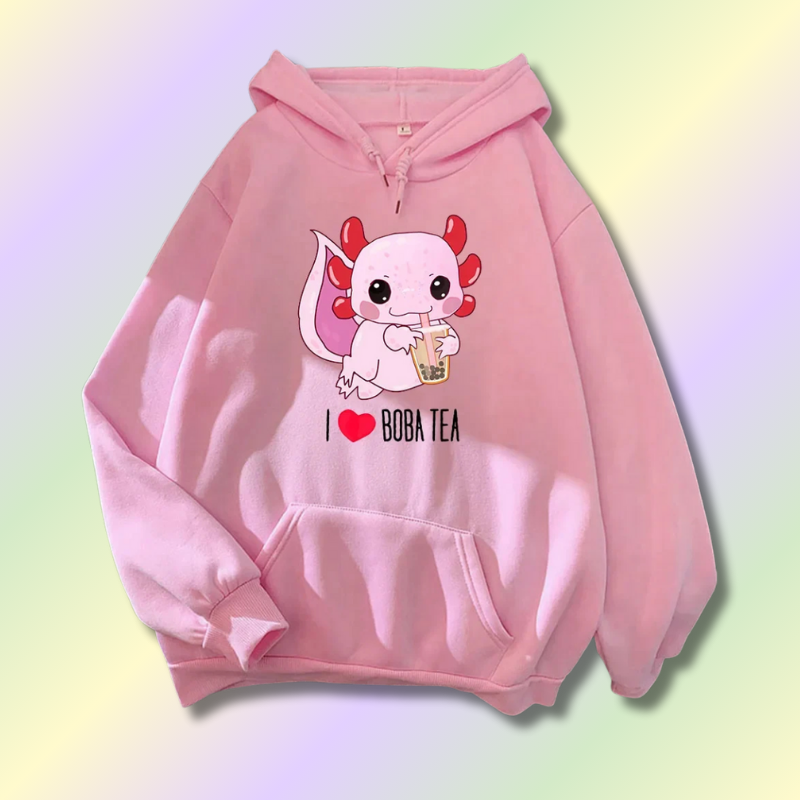Sweat à Capuche Kawaii Boba Milk Tea