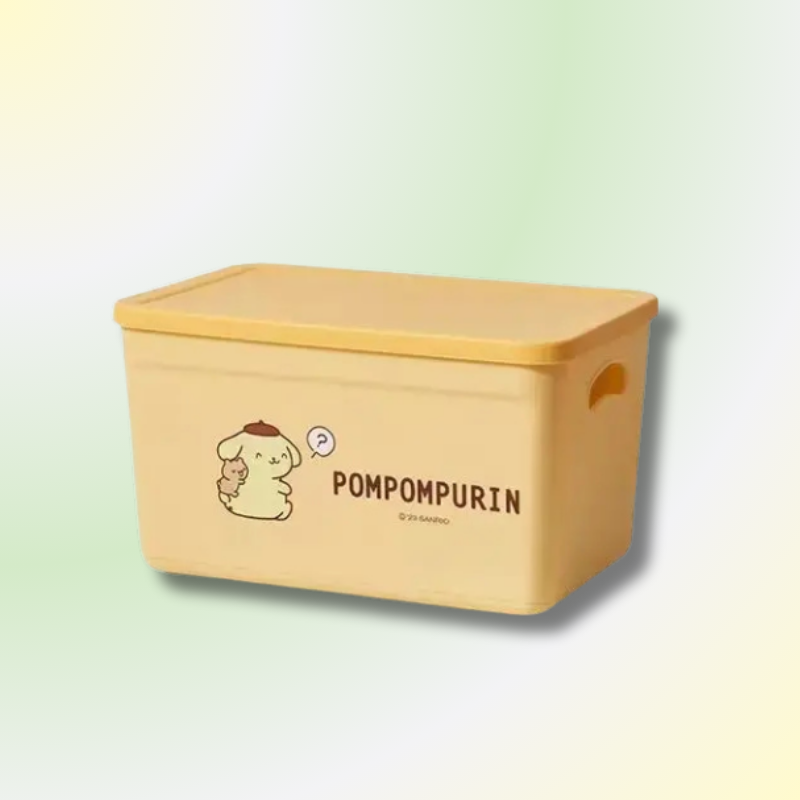 Kawaii Desktop Storage Box with Lid