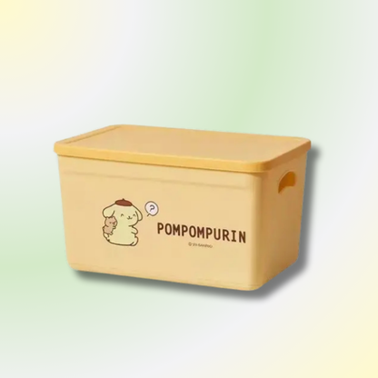 Kawaii Desktop Storage Box with Lid