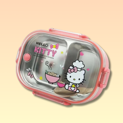 Boîte à Lunch Hello Kitty en Acier Inoxydable 