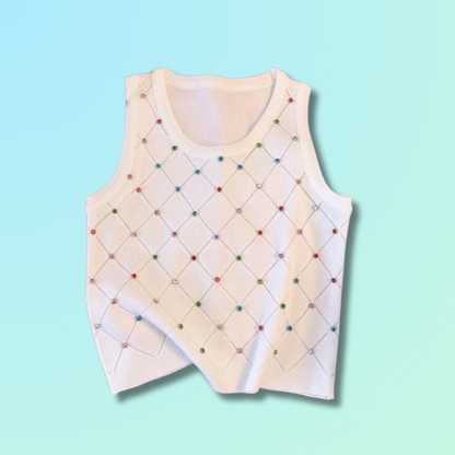 Cute Knitted Sweater Vest