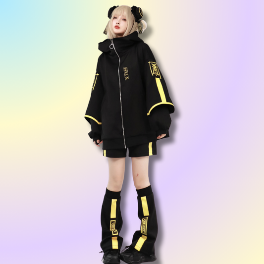 Tenue assortie Kawaii Gothique Y2K