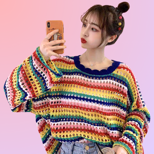Kawaii Crop Sweater