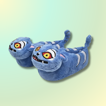 Chaussons Peluches Kawaii Derpy Tiger Demon Hunters