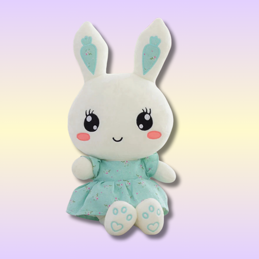 Peluche Lapin en Robe Kawaii