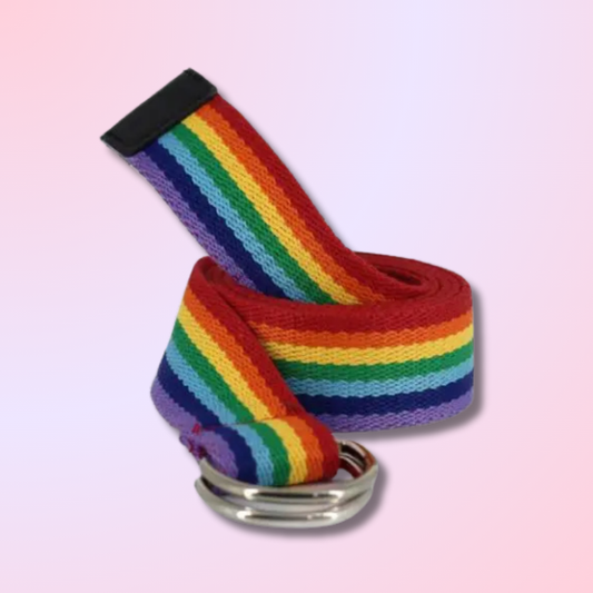 Ceinture Arc-en-ciel Y2K