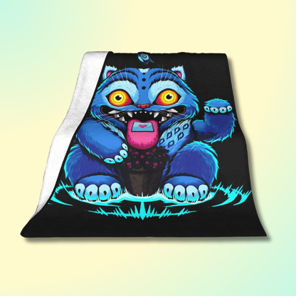 Derpy Tiger Demon Hunters Kawaii Plush Blanket