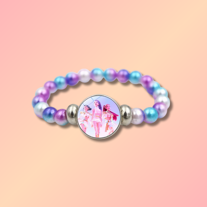 Bracelet en Perles Kawaii Demon Hunters